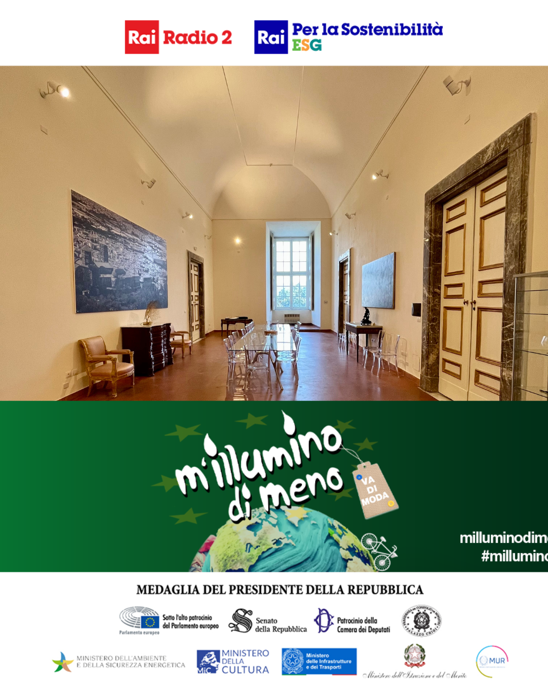 La Soprintendenza Archeologia belle arti e paesaggio per le province di Caserta e Benevento aderisce a M'Illumino di meno 2025